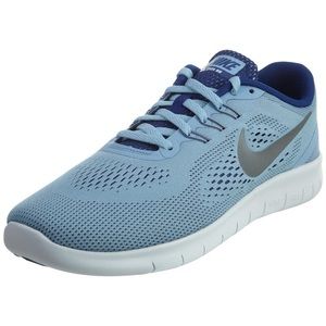 Nike Free Run Blue size 4 youth or Women’s 5.5